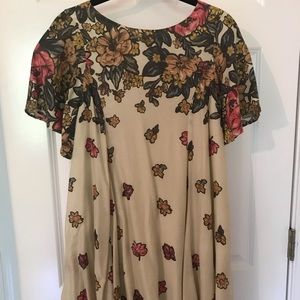 Urban Outfitters Short-Sleeved Floral Dress
